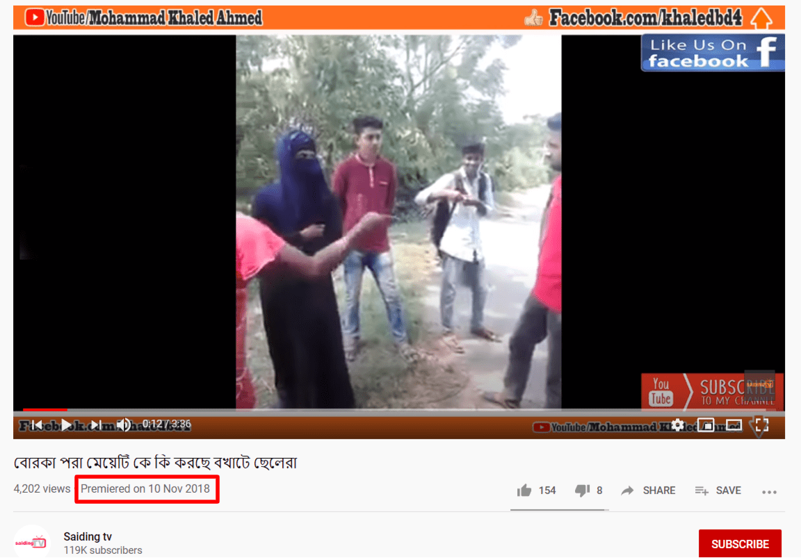 Old video from Bangladesh viral as RSS members harassing woman in India -  Alt News