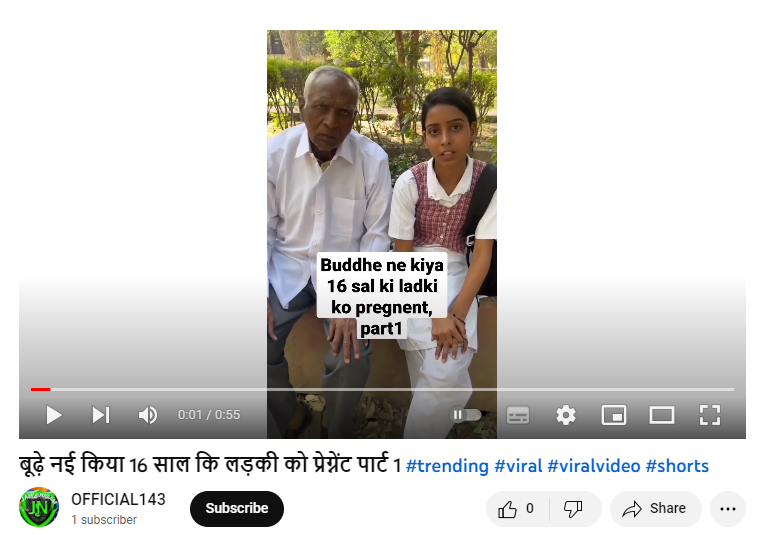 Karnataka High School Girl Xxx Video - Schoolgirl married to aged teacher & pregnant? No, it's a scripted video -  Alt News